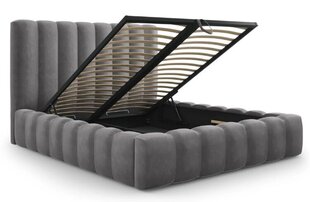 Кровать с ящиком для постельного белья Kelp, 230x185x125 см, серый цвет цена и информация | Кровати | hansapost.ee