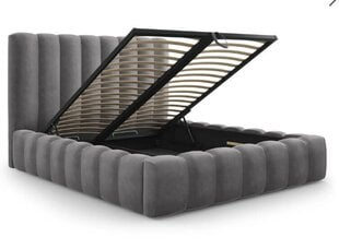 Кровать с ящиком для постельного белья Kelp, 230x165x125 см, серый цвет цена и информация | Кровати | hansapost.ee