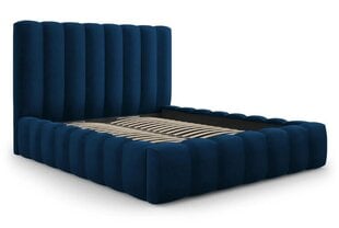 Voodi voodipesukastiga Kelp, 230x165x125 cm, sinine hind ja info | Voodid | hansapost.ee