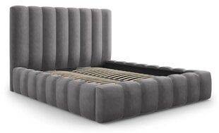 Кровать с ящиком для белья Kelp, 230x225x125 см, серый цвет цена и информация | Кровати | hansapost.ee