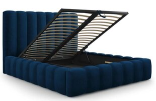 Кровать с ящиком для постельного белья Kelp, 230x205x125 см, синий цвет цена и информация | Кровати | hansapost.ee