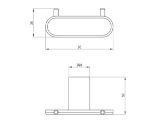 Deante rätikunagi Round ADR N121, Nero price and information | Bathroom accessories | hansapost.ee