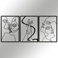 Seinakaunistus Metal Face Line Art, 1 tk hind ja info | Sisustuselemendid | hansapost.ee