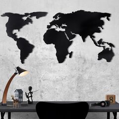 Seinakaunistus World Map, 1 tk hind ja info | Sisustuselemendid | hansapost.ee