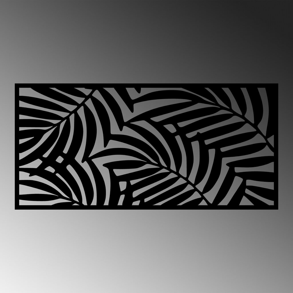 Seinakaunistus Decorative Panel 4 - Black, 1 tk. цена и информация | Sisustuselemendid | hansapost.ee