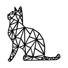 Настенное украшение Cat, 1 шт. цена и информация | Детали интерьера | hansapost.ee