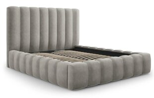 Кровать с ящиком для постельного белья Kelp, 230x165x125 см, светло-серый цвет цена и информация | Кровати | hansapost.ee