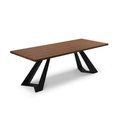 Обеденный стол Colin, 260x100x75 см, темно-коричневый цена и информация | Кухонные и обеденные столы | hansapost.ee