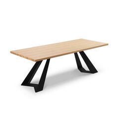 Обеденный стол Colin, 260x100x75 см, светло-коричневый цена и информация | Кухонные и обеденные столы | hansapost.ee
