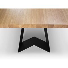 Обеденный стол Colin, 220x100x75 см, светло-коричневый цена и информация | Кухонные и обеденные столы | hansapost.ee