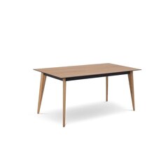 Складной обеденный стол Colette, 160/220x90x74 см, коричневый цена и информация | Кухонные и обеденные столы | hansapost.ee