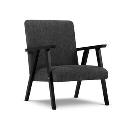 Кресло Browne, 79x59x78 см, черное цена и информация | Уличные кресла | hansapost.ee