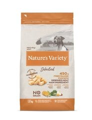 Nature's Variety Dog Selected Mini Free Range Chicken 1.5 Kg - vabapidamisel kuivtoit täiskasvanud koertele hind ja info | Koerte kuivtoit ja krõbinad | hansapost.ee