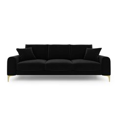 Четырехместный диван Velvet Larnite, 237x102x90 см, цвет черный цена и информация | Диваны | hansapost.ee