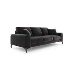Трехместный диван Velvet Larnite, 222x102x90 см, темно-серый цвет цена и информация | Диваны | hansapost.ee
