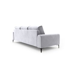 Трехместный диван Velvet Larnite, 222x102x90 см, цвет серый цена и информация | Диваны | hansapost.ee
