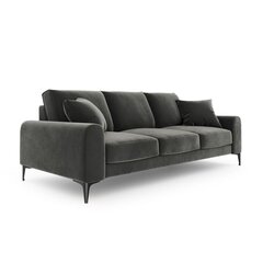 Четырехместный диван Velvet Larnite, 237x102x90 см, темно-серый цвет цена и информация | Диваны | hansapost.ee