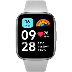 Xiaomi Redmi Watch 3 Active Gray цена и информация | Смарт-часы (smartwatch) | hansapost.ee