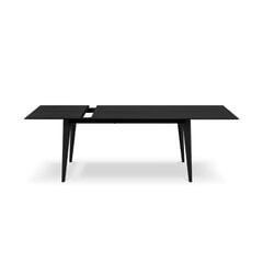 Раскладной обеденный стол Colette, 160/220x90x74 см, черный цена и информация | Кухонные и обеденные столы | hansapost.ee