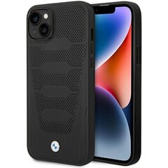 Etui BMW BMHCP14S22RPSK iPhone 14 6,1" czarny|black Leather Seats Pattern цена и информация | Чехлы для телефонов | hansapost.ee