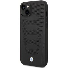 Etui BMW BMHCP14S22RPSK iPhone 14 6,1" czarny|black Leather Seats Pattern цена и информация | Чехлы для телефонов | hansapost.ee