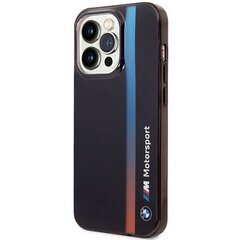 Etui BMW BMHCP14X22HVGV iPhone 14 Pro Max 6.7" czarny|black IML Tricolor Stripe цена и информация | Чехлы для телефонов | hansapost.ee