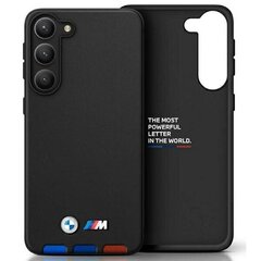 Etui BMW BMHCSA5422PTDK A54 czarny|black Leather Stamp Tricolor цена и информация | Чехлы для телефонов | hansapost.ee