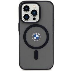 Etui BMW BMHMP14LDSLK iPhone 14 Pro 6.1" czarny|black hardcase Signature MagSafe цена и информация | Чехлы для телефонов | hansapost.ee