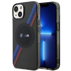 Etui BMW BMHMP14SHDTK iPhone 14 6.1" szary|grey Tricolor Stripes MagSafe цена и информация | Чехлы для телефонов | hansapost.ee