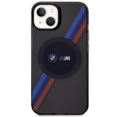Etui BMW BMHMP14SHDTK iPhone 14 6.1" szary|grey Tricolor Stripes MagSafe цена и информация | Чехлы для телефонов | hansapost.ee