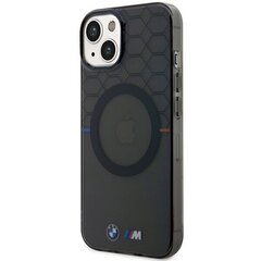 Etui BMW BMHMP14SHGPK iPhone 14 6.1" szary|grey Pattern MagSafe цена и информация | Чехлы для телефонов | hansapost.ee