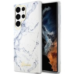 Guess GUHCS23LPCUMAH S23 Ultra S918 biały|white hardcase Marble цена и информация | Чехлы для телефонов | hansapost.ee