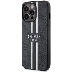 Guess GUHMP13LP4RPSK iPhone 13 Pro | 13 6,1" czarny|black hardcase 4G Printed Stripes MagSafe цена и информация | Чехлы для телефонов | hansapost.ee
