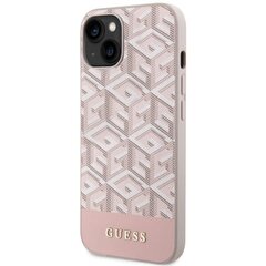 Guess GUHMP14MHGCFSEP iPhone 14 Plus 6,7" różowy|pink hard case GCube Stripes MagSafe цена и информация | Чехлы для телефонов | hansapost.ee