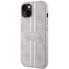 Guess GUHMP14MP4RPSP iPhone 14 Plus 6,7" różowy|pink hardcase 4G Printed Stripes MagSafe цена и информация | Чехлы для телефонов | hansapost.ee