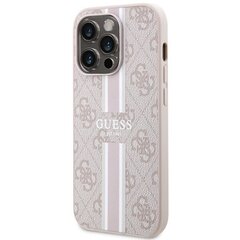 Guess GUHMP14MHGCFSEP iPhone 14 Plus 6,7" różowy|pink hard case GCube Stripes MagSafe цена и информация | Чехлы для телефонов | hansapost.ee