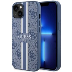Guess GUHMP14XP4RPSB iPhone 14 Pro Max 6.7" niebieski|blue hardcase 4G Printed Stripes MagSafe цена и информация | Чехлы для телефонов | hansapost.ee