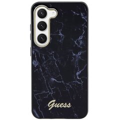 Guess GUHCS23MPCUMAK S23 +S916 czarny|black hardcase Marble цена и информация | Чехлы для телефонов | hansapost.ee