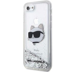 Karl Lagerfeld KLHCI8LNCHCS iPhone 7|8| SE 2020 | SE 2022 srebrny|silver hardcase Glitter Choupette Head цена и информация | Чехлы для телефонов | hansapost.ee