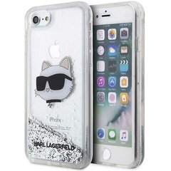 Karl Lagerfeld KLHCI8LNCHCS iPhone 7|8| SE 2020 | SE 2022 srebrny|silver hardcase Glitter Choupette Head цена и информация | Чехлы для телефонов | hansapost.ee