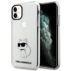 Karl Lagerfeld KLHCN61HNCHTCT iPhone 11 | Xr 6,1" transparent hardcase Ikonik Choupette цена и информация | Чехлы для телефонов | hansapost.ee