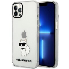 Karl Lagerfeld KLHCP12MHNCHTCT iPhone 12 |12 Pro 6,1" transparent hardcase Ikonik Choupette цена и информация | Чехлы для телефонов | hansapost.ee