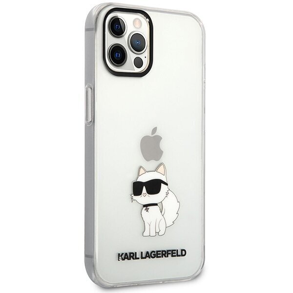 Karl Lagerfeld KLHCP12MHNCHTCT, läbipaistev hind ja info | Telefonide kaitsekaaned ja -ümbrised | hansapost.ee