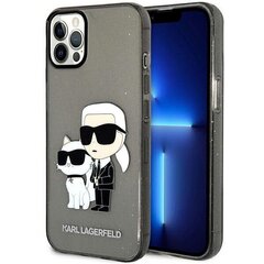 Karl Lagerfeld KLHCP12MHNKCTGK, must цена и информация | Чехлы для телефонов | hansapost.ee