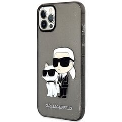 Karl Lagerfeld KLHCP12MHNKCTGK, must цена и информация | Чехлы для телефонов | hansapost.ee