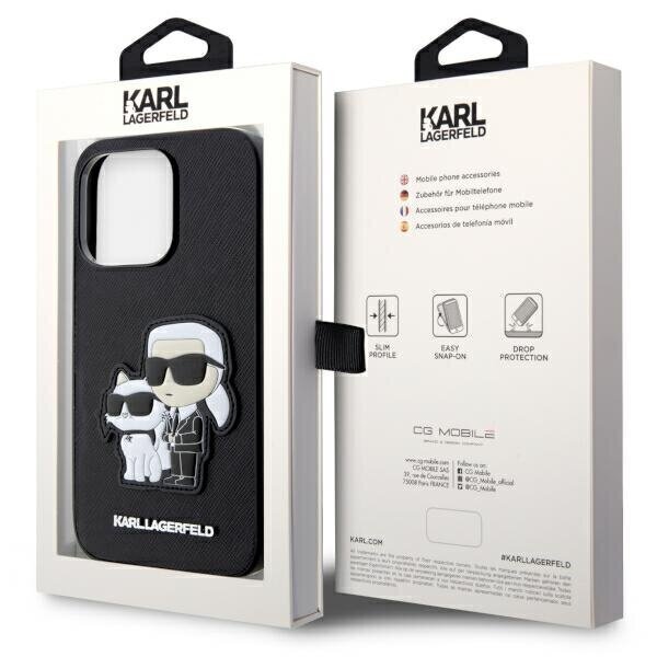 Karl Lagerfeld KLHCP14LSANKCPK, must hind ja info | Telefonide kaitsekaaned ja -ümbrised | hansapost.ee