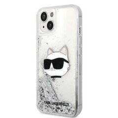 Karl Lagerfeld KLHCP14MLNCHCS iPhone 14 Plus 6,7" srebrny|silver hardcase Glitter Choupette Head цена и информация | Чехлы для телефонов | hansapost.ee