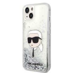 Karl Lagerfeld KLHCP14MLNKHCH iPhone 14 Plus 6,7" srebrny|silver hardcase Glitter Karl Head цена и информация | Чехлы для телефонов | hansapost.ee