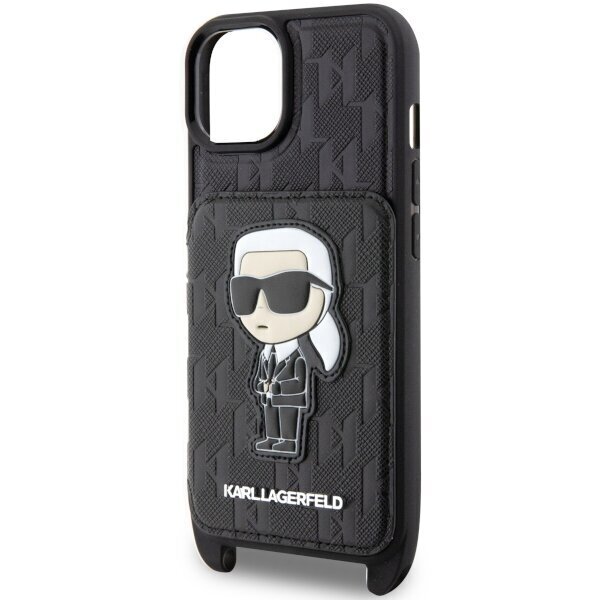 Karl Lagerfeld KLHCP14SCSAKHPKK, must hind ja info | Telefonide kaitsekaaned ja -ümbrised | hansapost.ee