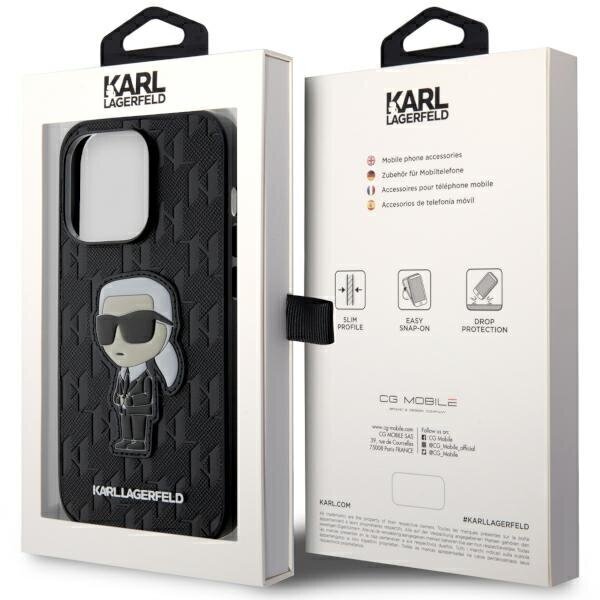 Karl Lagerfeld KLHCP14XSAKHPKK, must цена и информация | Telefonide kaitsekaaned ja -ümbrised | hansapost.ee